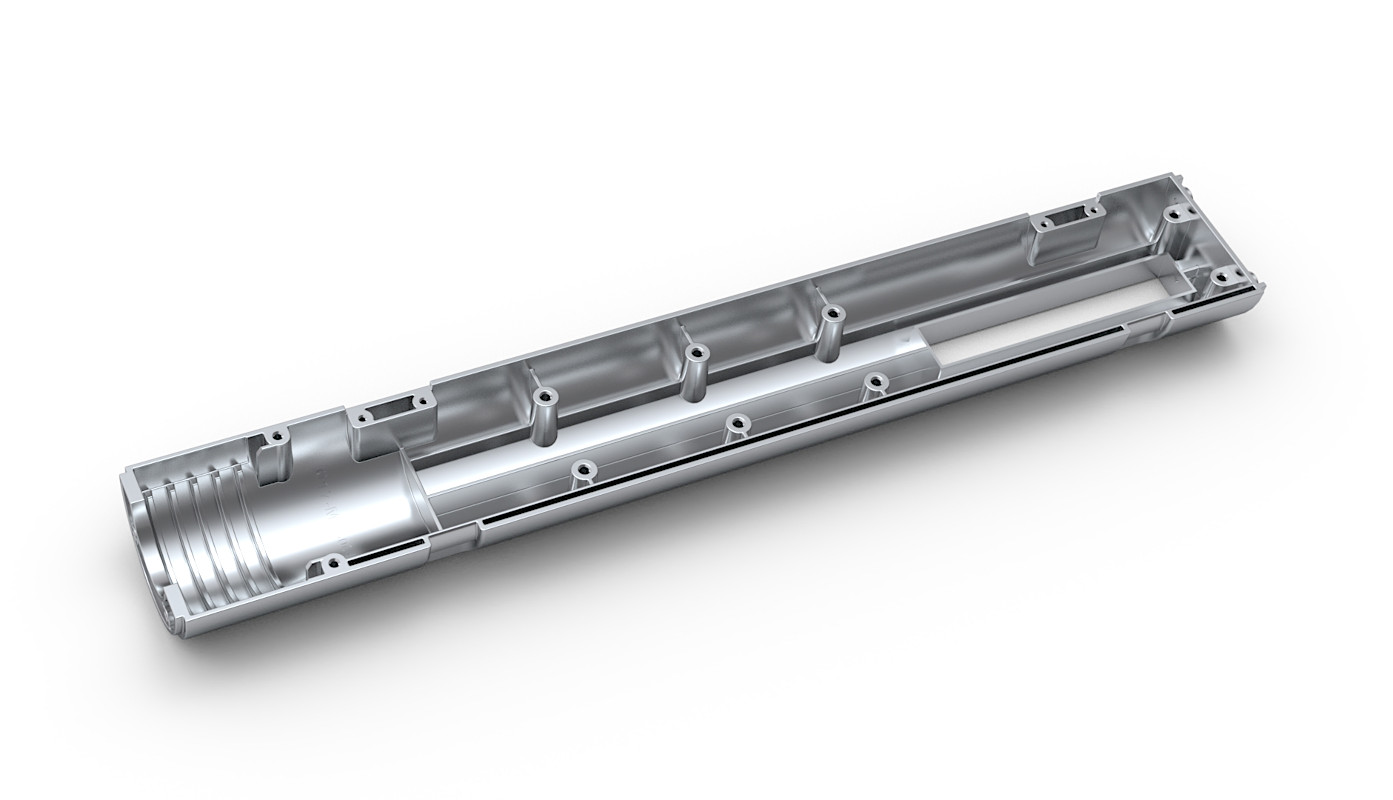 CNC machined precision component designed and engineered for manufacture by Andrew Simeou