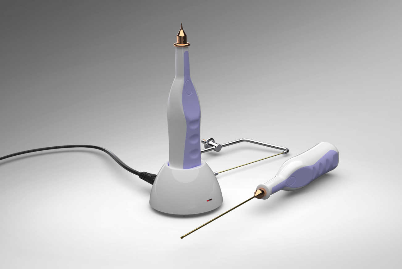 Cordless foam cutter unit designed for injection moulding by Andrew Simeou