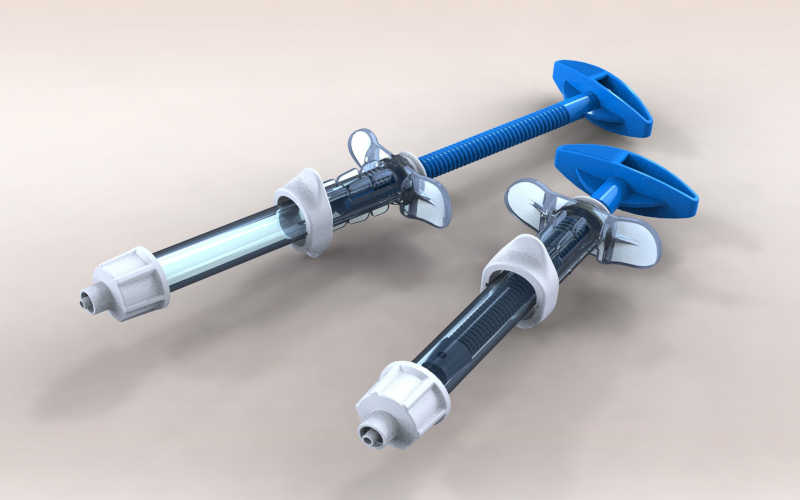 Medical dispensing solutions for vertebroplasty designed for injection moulding by Andrew Simeou