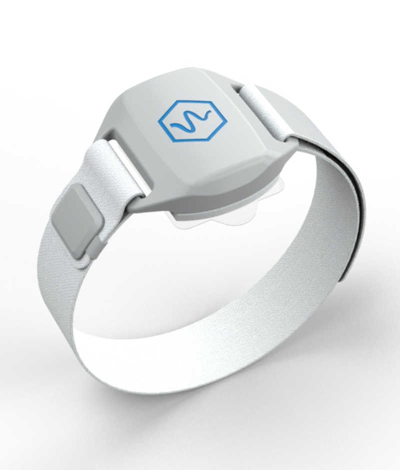 Wearable dermal diagnostics device designed for injection moulding by Andrew Simeou