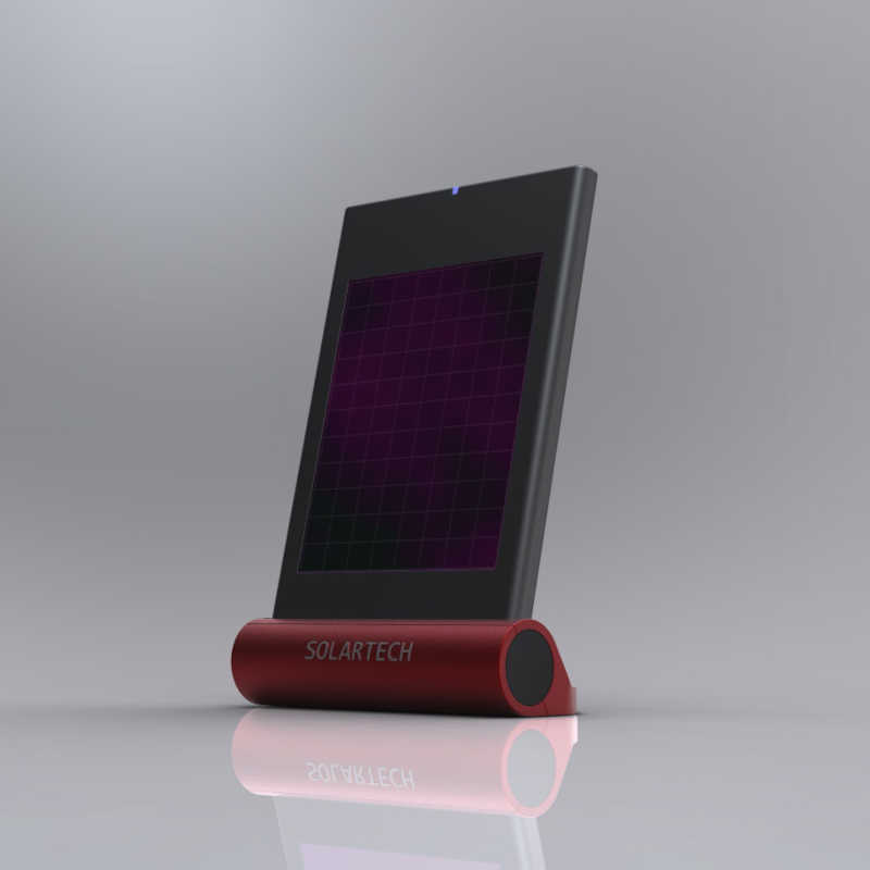 Solar charger designed for injection moulding by Andrew Simeou